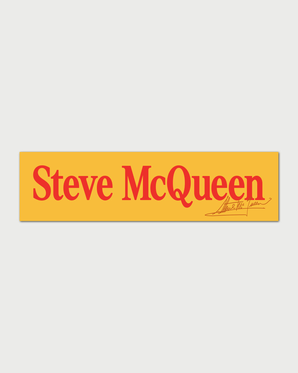 Steve McQueen Bumper Sticker