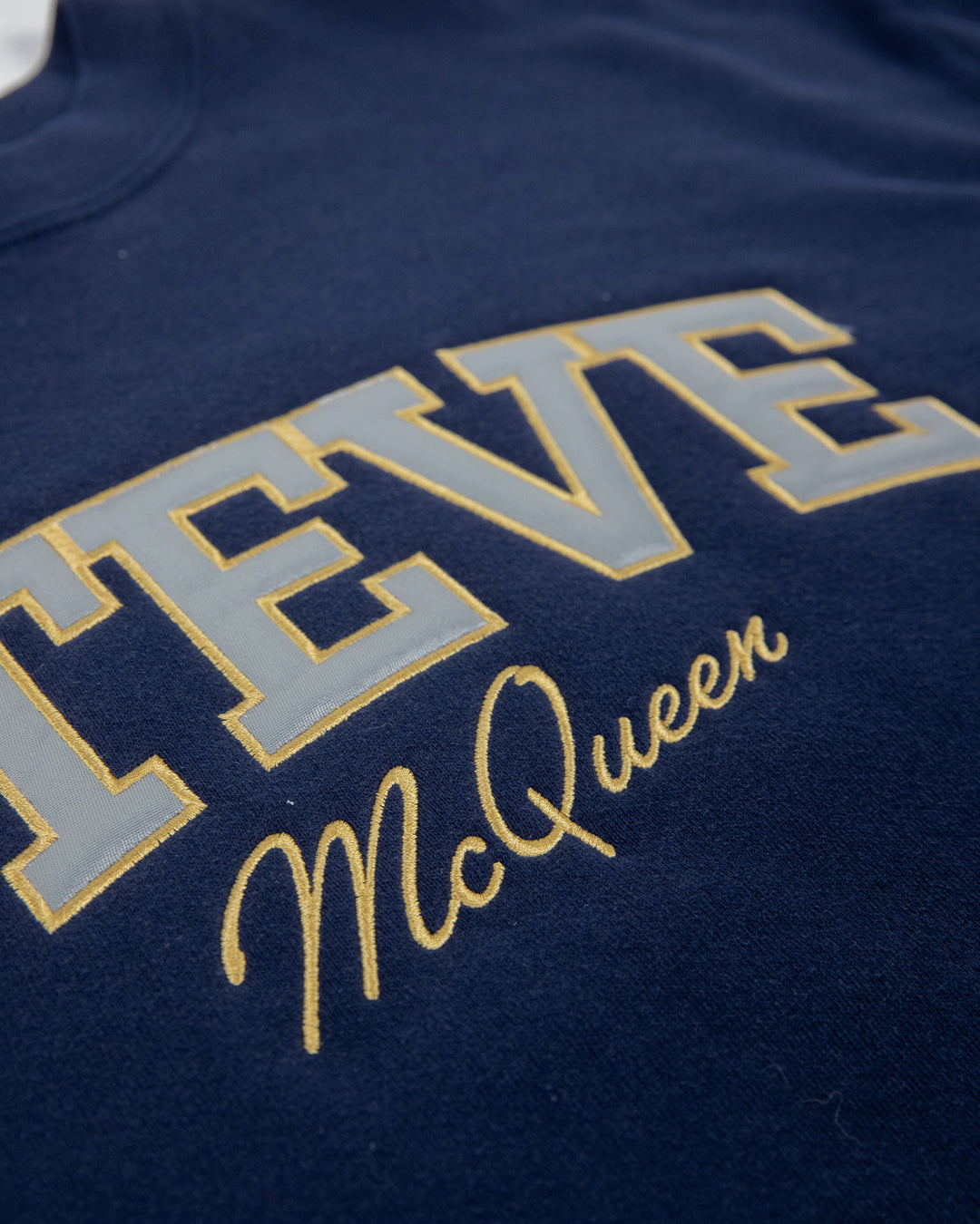Vintage Collegiate Crewneck (Reclaimed) Navy